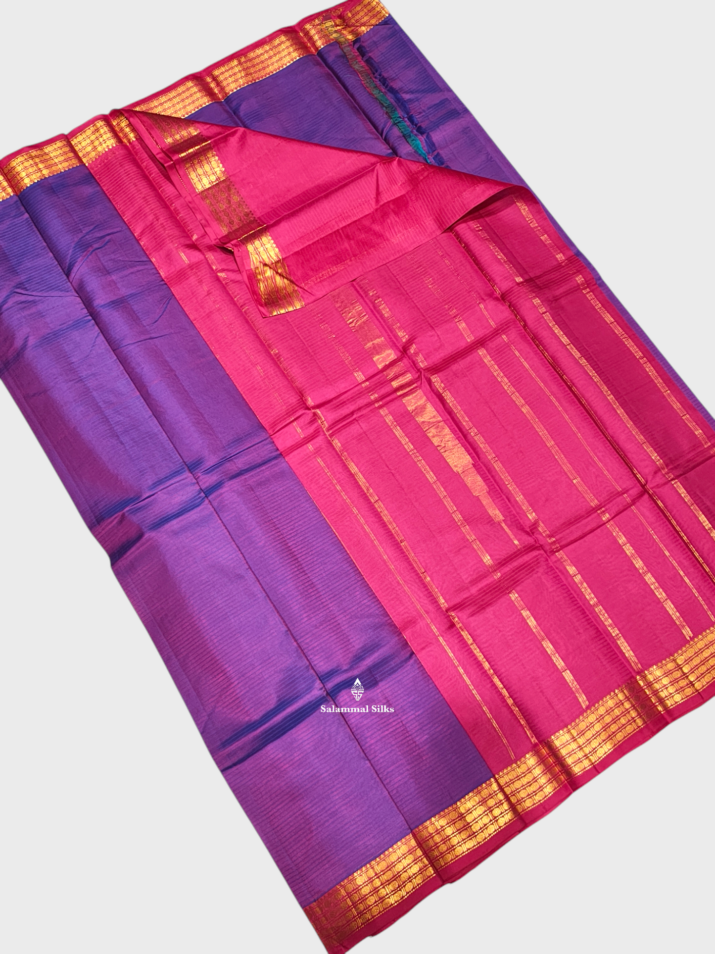 Peach Light Weight Beautiful Pure Silk Saree With Traditional Border