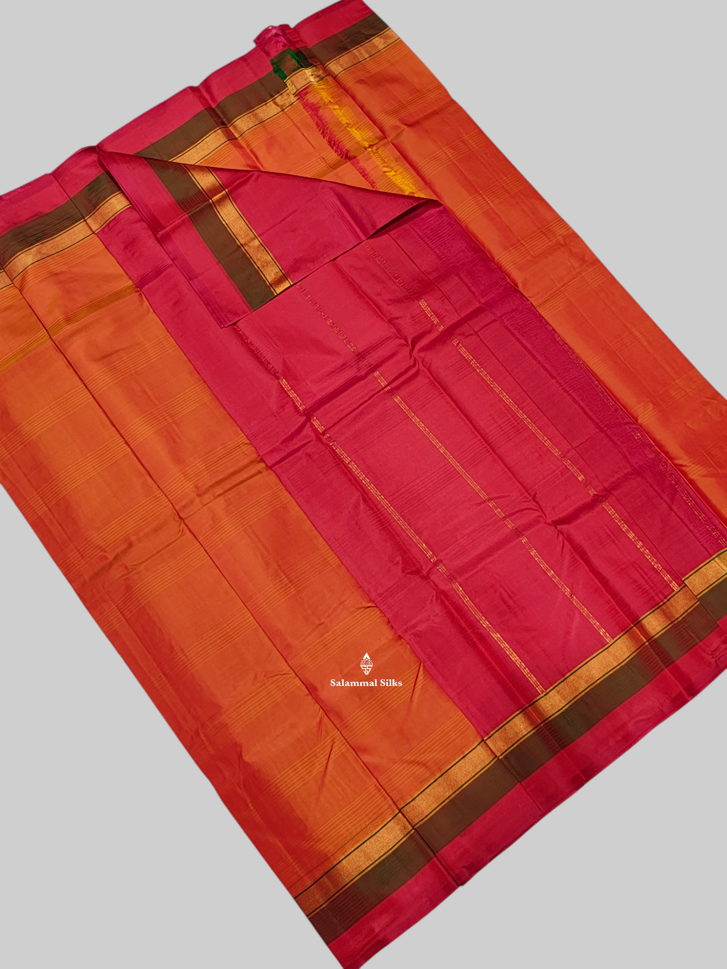 Royal Blue Light Weight Beautiful Pure Silk Saree With Three Layer Border