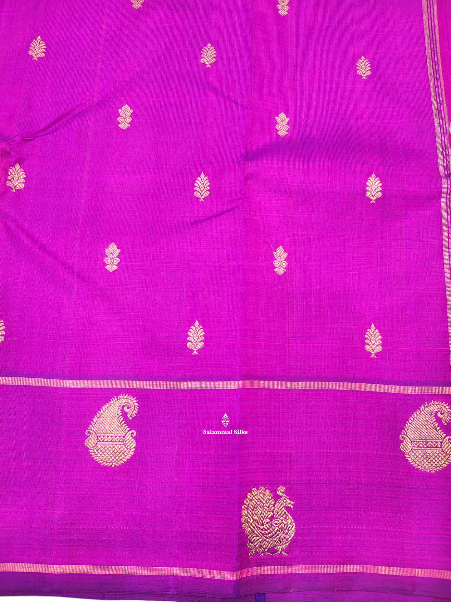 Pure Zari Vadamalli  Kanjivaram Pure Silk Saree With Blouse