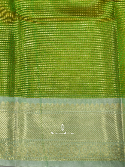 Golden Green Actor Nayanthara Inspired Beautiful Premium Fancy Saree