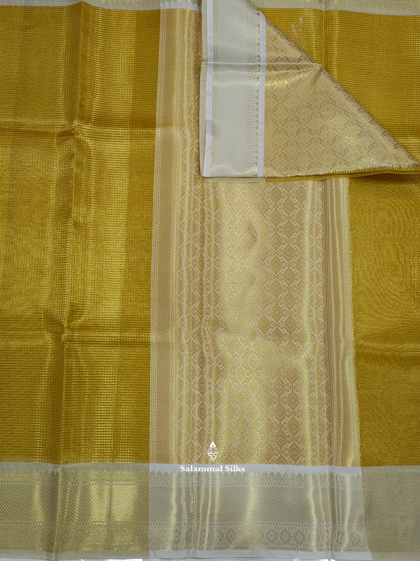 Golden Yellow Actor Nayanthara Inspired Beautiful Premium Fancy Saree