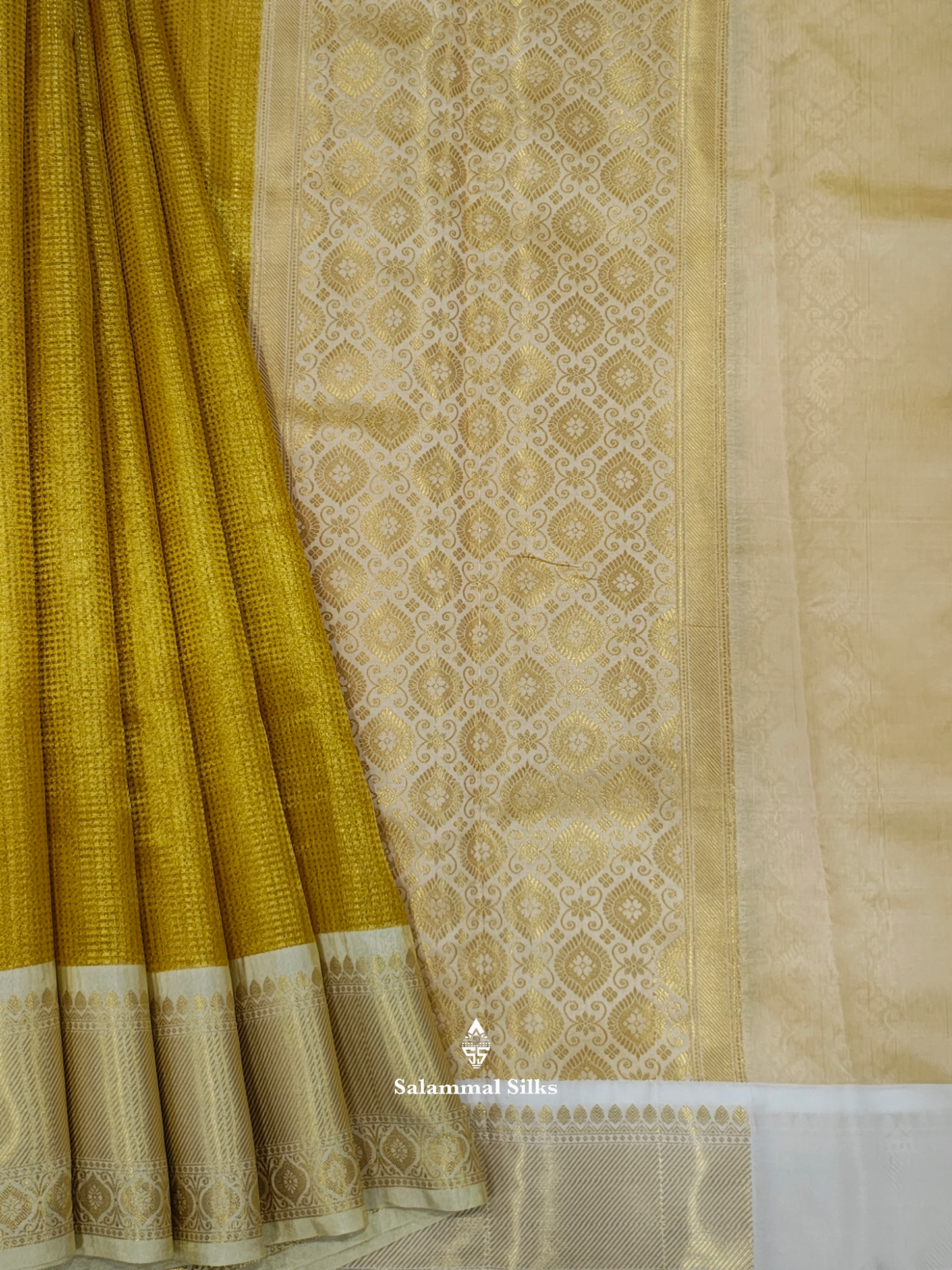 Golden Yellow Actor Nayanthara Inspired Beautiful Super Premium Fancy Saree