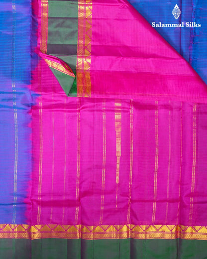 Blue Silk Saree