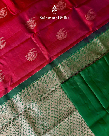 Maroon Silk Saree