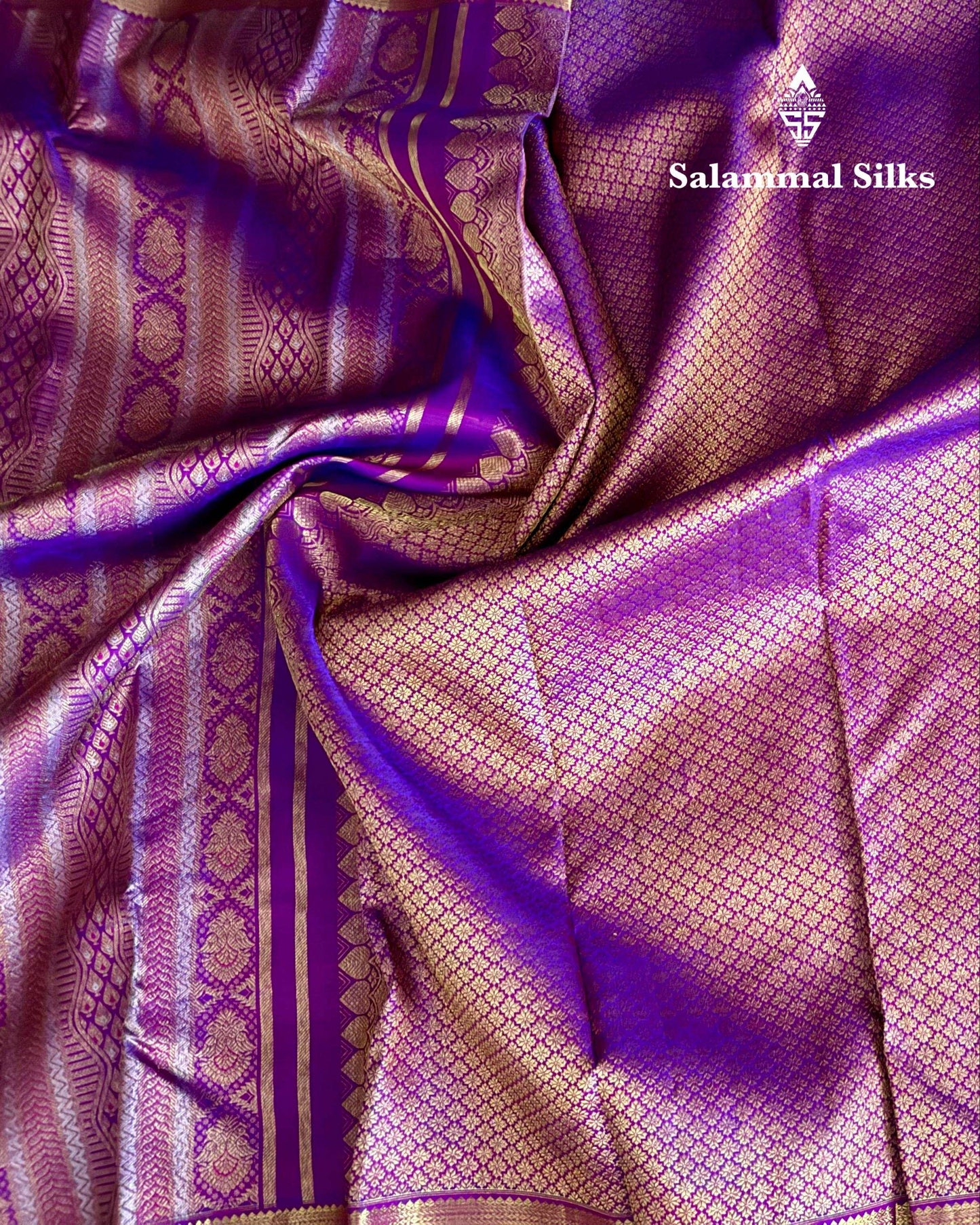 Purple Silk Saree