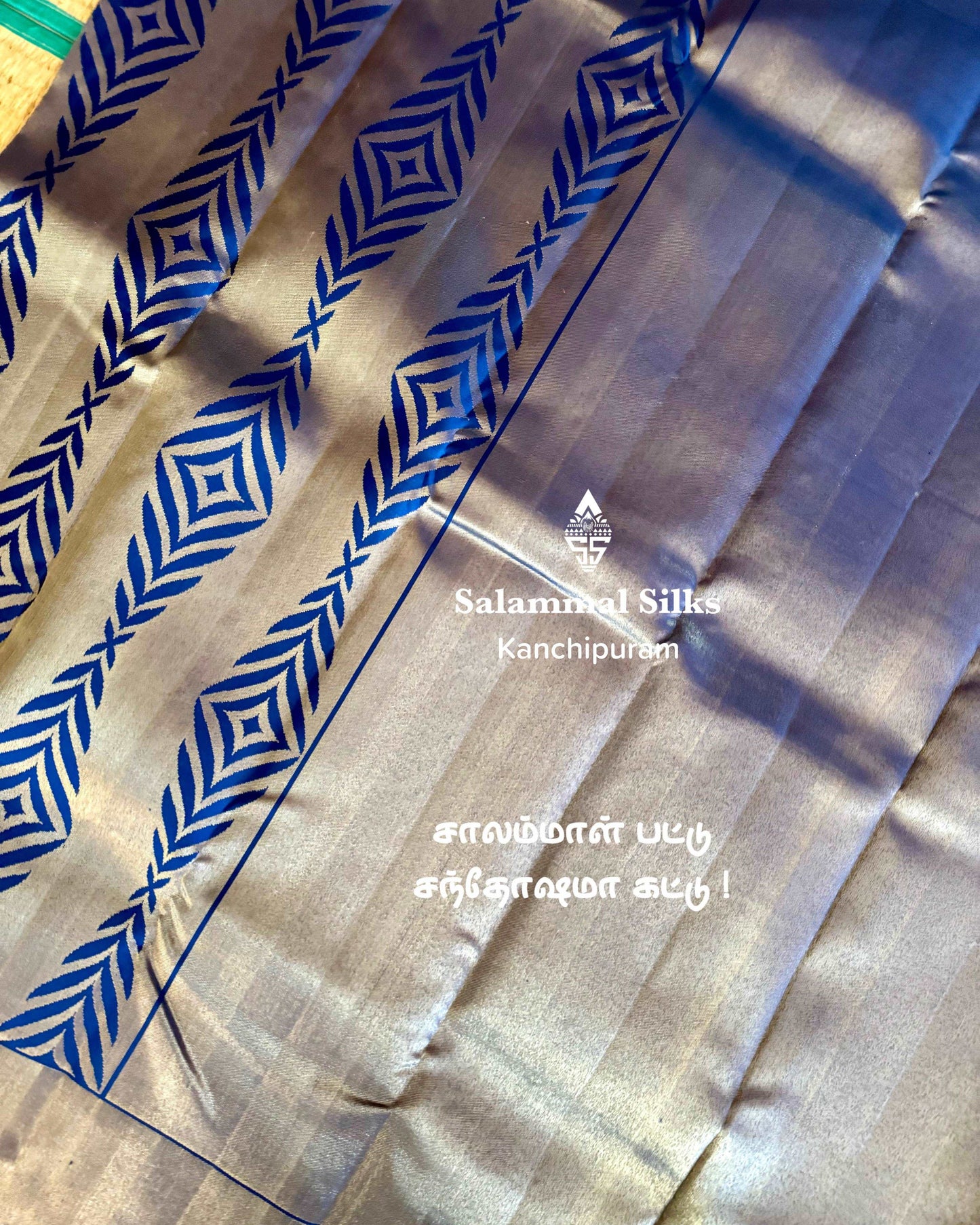 Navy Blue Silk Saree