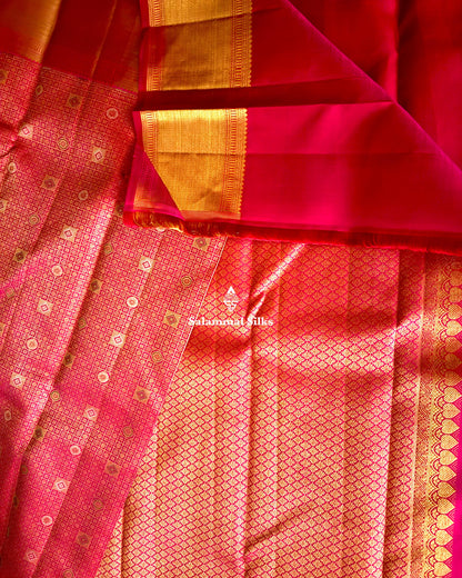 Red Grand Jacquard Silk Saree