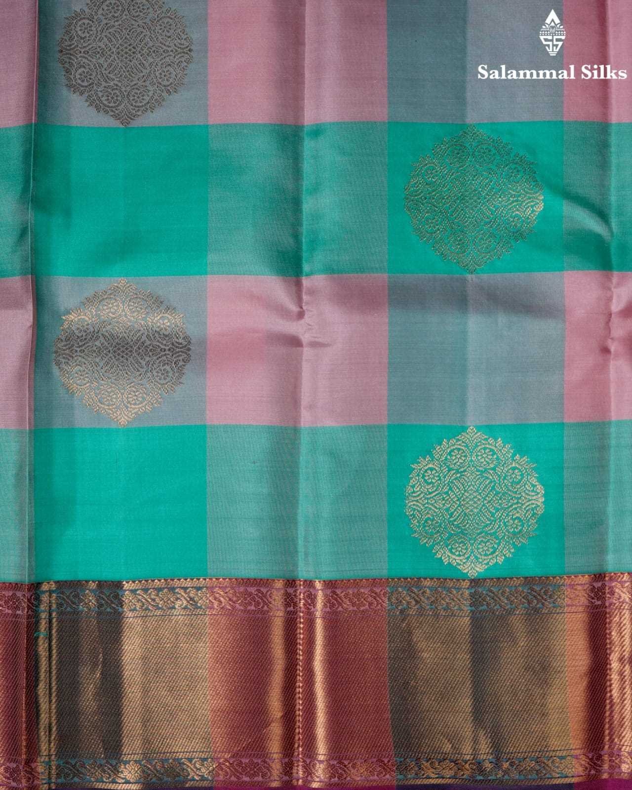 Big Palum Pazam Chekcs Silk Saree