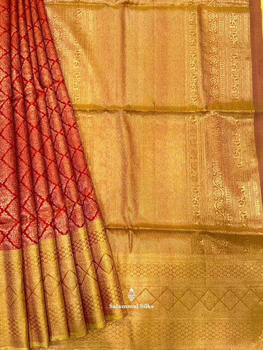 Fanta Orange Pure Soft Silk Saree With Peach Border